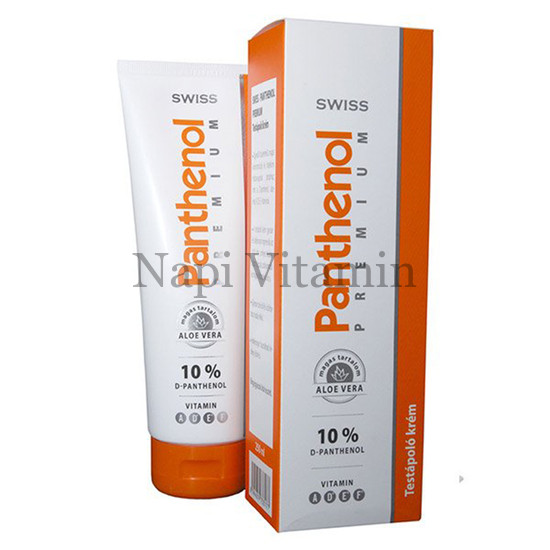 Swiss Panthenol Prémium testápolótej krém 250ml